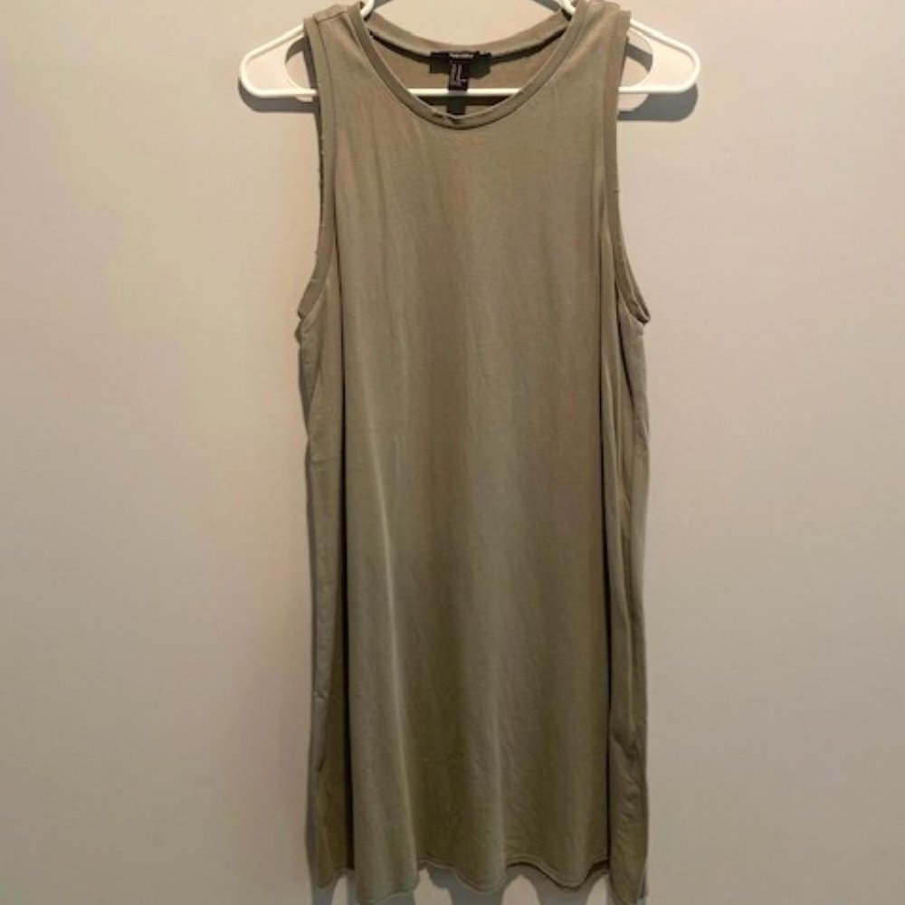 Distressed Skater Style Mini Dress